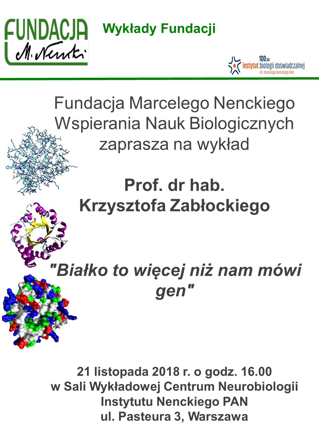 plakat A3 prof. K. Zabłocki