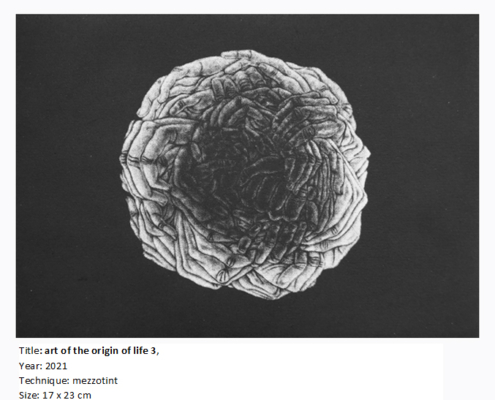 Gabriela Rytarowska art of origin of life